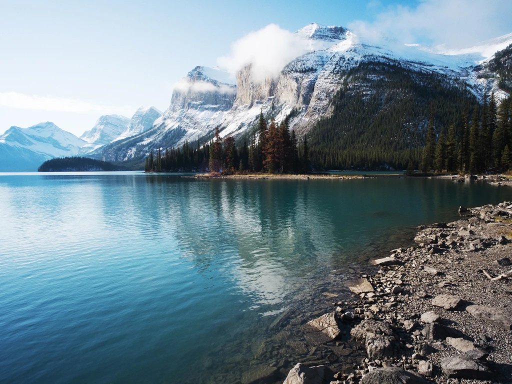 Maligne Lake - Montanhas Rochosas - Jasper - Canadá - Dona Viagem